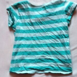 T-shirt rayé vert