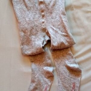 Collants chauds gris