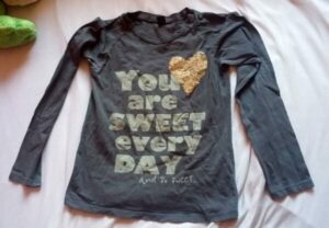 T-shirt U R Sweet Manches longues