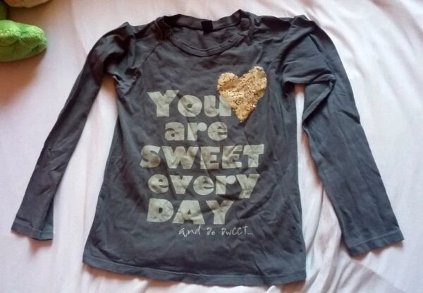 T-shirt U R Sweet Manches longues