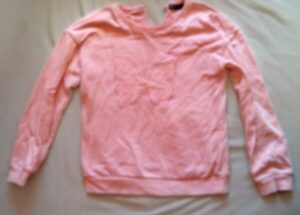 Sweat rose papillon