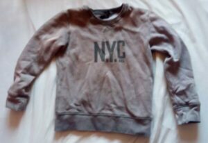 Sweat-shirt kaki NYC