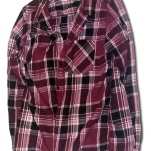 Chemise Violette à Carreaux