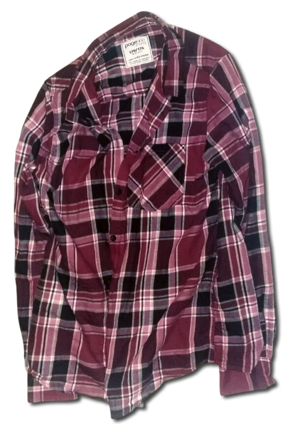 Chemise Violette à Carreaux